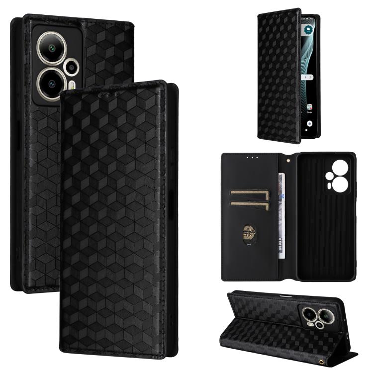 Cubic Grid Texture Flip Leather Phone Case, For Cricket Vision Plus, For Cricket Vision 3, For Cricket Icon Plus 2026 / Icon 7 5G, For Cricket Icon Pro 2026 / Motivate Pro 2 5G, For Cricket Magic 2 5G, For Cricket Debut S3, For Cricket Icon 6          ...