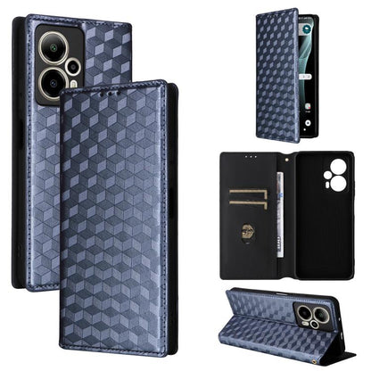 Cubic Grid Texture Flip Leather Phone Case, For Cricket Vision Plus, For Cricket Vision 3, For Cricket Icon Plus 2026 / Icon 7 5G, For Cricket Icon Pro 2026 / Motivate Pro 2 5G, For Cricket Magic 2 5G, For Cricket Debut S3, For Cricket Icon 6          ...