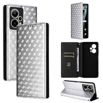 Cubic Grid Texture Flip Leather Phone Case, For Cricket Vision Plus, For Cricket Vision 3, For Cricket Icon Plus 2026 / Icon 7 5G, For Cricket Icon Pro 2026 / Motivate Pro 2 5G, For Cricket Magic 2 5G, For Cricket Debut S3, For Cricket Icon 6          ...