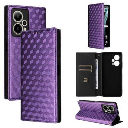 Cubic Grid Texture Flip Leather Phone Case, For Cricket Vision Plus, For Cricket Vision 3, For Cricket Icon Plus 2026 / Icon 7 5G, For Cricket Icon Pro 2026 / Motivate Pro 2 5G, For Cricket Magic 2 5G, For Cricket Debut S3, For Cricket Icon 6          ...