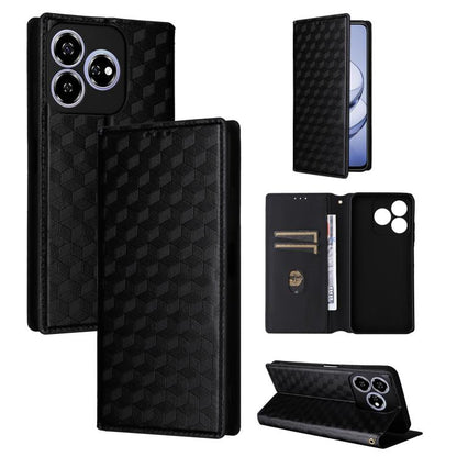 Cubic Grid Texture Flip Leather Phone Case, For ZTE nubia Air 5G, For ZTE nubia Z80 UItra, For ZTE nubia RedMagic 11 Pro+, For ZTE Blade A76 4G, For ZTE Blade A76 5G, For ZTE Blade A36 4G / nubia A36 4G, For ZTE nubia Neo 3 5G                          ...