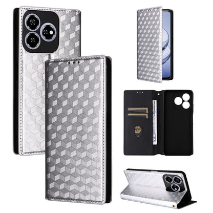 Cubic Grid Texture Flip Leather Phone Case, For ZTE nubia Air 5G, For ZTE nubia Z80 UItra, For ZTE nubia RedMagic 11 Pro+, For ZTE Blade A76 4G, For ZTE Blade A76 5G, For ZTE Blade A36 4G / nubia A36 4G, For ZTE nubia Neo 3 5G                          ...
