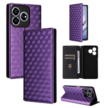 Cubic Grid Texture Flip Leather Phone Case, For ZTE nubia Air 5G, For ZTE nubia Z80 UItra, For ZTE nubia RedMagic 11 Pro+, For ZTE Blade A76 4G, For ZTE Blade A76 5G, For ZTE Blade A36 4G / nubia A36 4G, For ZTE nubia Neo 3 5G                          ...
