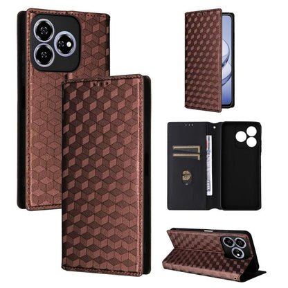 Cubic Grid Texture Flip Leather Phone Case, For ZTE nubia Air 5G, For ZTE nubia Z80 UItra, For ZTE nubia RedMagic 11 Pro+, For ZTE Blade A76 4G, For ZTE Blade A76 5G, For ZTE Blade A36 4G / nubia A36 4G, For ZTE nubia Neo 3 5G                          ...