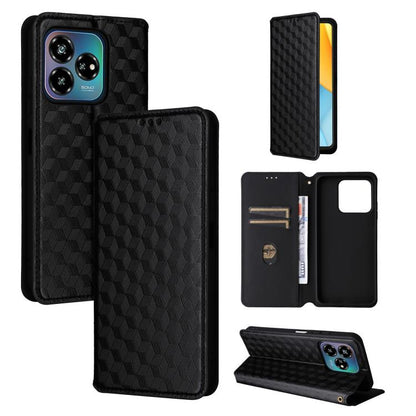 Cubic Grid Texture Flip Leather Phone Case, For ZTE Nubia S 5G / A403ZT, For ZTE Blade V70 Design 4G, For ZTE Blade V70 Max / nubia V70 Max, For ZTE nubia Z70 Ultra, For ZTE Blade V70 4G / nubia V70 4G, For ZTE nubia RedMagic 10 Pro / 10 Pro+          ...