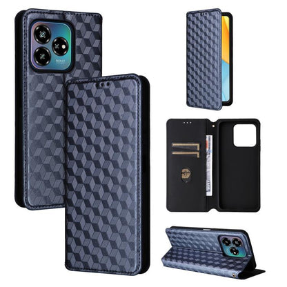 Cubic Grid Texture Flip Leather Phone Case, For ZTE Nubia S 5G / A403ZT, For ZTE Blade V70 Design 4G, For ZTE Blade V70 Max / nubia V70 Max, For ZTE nubia Z70 Ultra, For ZTE Blade V70 4G / nubia V70 4G, For ZTE nubia RedMagic 10 Pro / 10 Pro+          ...