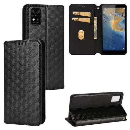 Cubic Grid Texture Flip Leather Phone Case, For ZTE Blade A32, For ZTE nubia RedMagic 8 Pro 5G / 8 Pro+, For ZTE Libero 5G III / A202ZT, For ZTE Blade A72 / V40 Vita, For ZTE nubia RedMagic 7, For ZTE Libero 5G II, For ZTE Blade L9                     ...