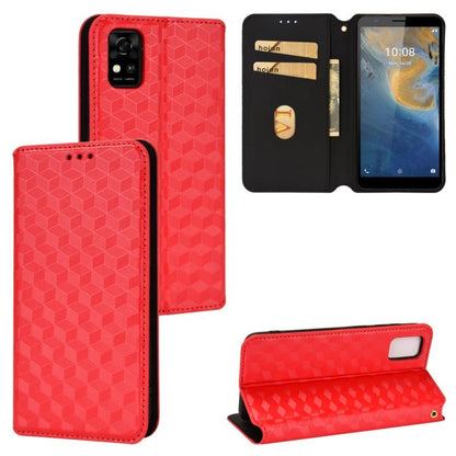 Cubic Grid Texture Flip Leather Phone Case, For ZTE Blade A32, For ZTE nubia RedMagic 8 Pro 5G / 8 Pro+, For ZTE Libero 5G III / A202ZT, For ZTE Blade A72 / V40 Vita, For ZTE nubia RedMagic 7, For ZTE Libero 5G II, For ZTE Blade L9                     ...