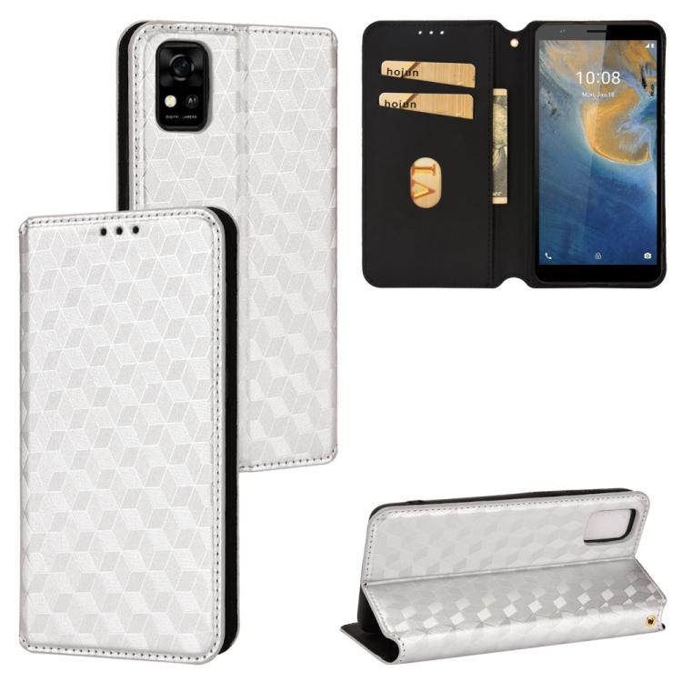 Cubic Grid Texture Flip Leather Phone Case, For ZTE Blade A32, For ZTE nubia RedMagic 8 Pro 5G / 8 Pro+, For ZTE Libero 5G III / A202ZT, For ZTE Blade A72 / V40 Vita, For ZTE nubia RedMagic 7, For ZTE Libero 5G II, For ZTE Blade L9                     ...