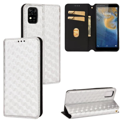 Cubic Grid Texture Flip Leather Phone Case, For ZTE Blade A32, For ZTE nubia RedMagic 8 Pro 5G / 8 Pro+, For ZTE Libero 5G III / A202ZT, For ZTE Blade A72 / V40 Vita, For ZTE nubia RedMagic 7, For ZTE Libero 5G II, For ZTE Blade L9                     ...