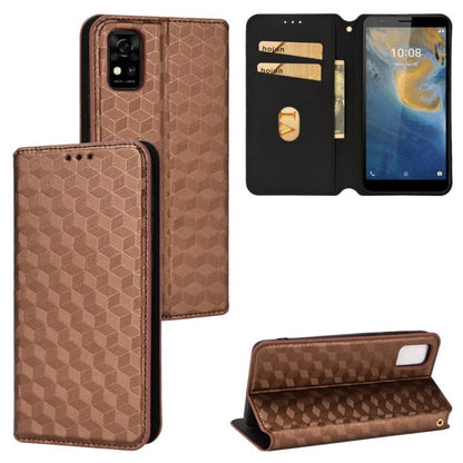 Cubic Grid Texture Flip Leather Phone Case, For ZTE Blade A32, For ZTE nubia RedMagic 8 Pro 5G / 8 Pro+, For ZTE Libero 5G III / A202ZT, For ZTE Blade A72 / V40 Vita, For ZTE nubia RedMagic 7, For ZTE Libero 5G II, For ZTE Blade L9                     ...