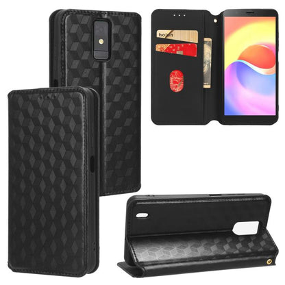 Cubic Grid Texture Flip Leather Phone Case, For ZTE Blade A32, For ZTE nubia RedMagic 8 Pro 5G / 8 Pro+, For ZTE Libero 5G III / A202ZT, For ZTE Blade A72 / V40 Vita, For ZTE nubia RedMagic 7, For ZTE Libero 5G II, For ZTE Blade L9                     ...