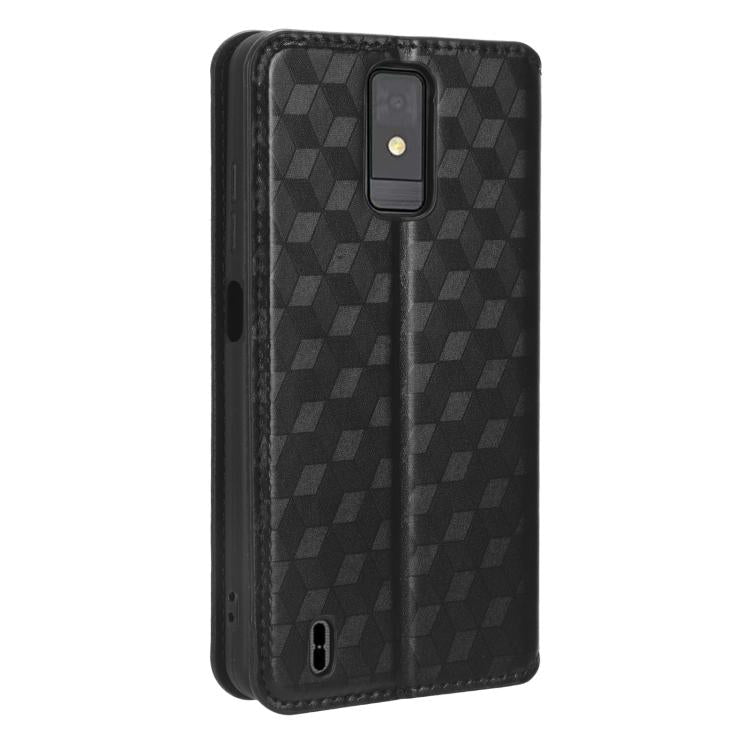 Cubic Grid Texture Flip Leather Phone Case, For ZTE Blade A32, For ZTE nubia RedMagic 8 Pro 5G / 8 Pro+, For ZTE Libero 5G III / A202ZT, For ZTE Blade A72 / V40 Vita, For ZTE nubia RedMagic 7, For ZTE Libero 5G II, For ZTE Blade L9                     ...