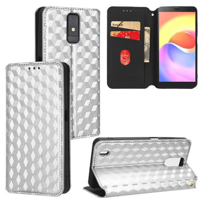 Cubic Grid Texture Flip Leather Phone Case, For ZTE Blade A32, For ZTE nubia RedMagic 8 Pro 5G / 8 Pro+, For ZTE Libero 5G III / A202ZT, For ZTE Blade A72 / V40 Vita, For ZTE nubia RedMagic 7, For ZTE Libero 5G II, For ZTE Blade L9                     ...