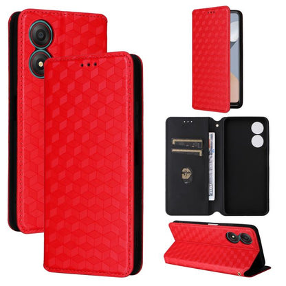 Cubic Grid Texture Flip Leather Phone Case, For ZTE nubia Focus Pro 5G, For ZTE nubia Neo 2 5G, For ZTE nubia Music / Z2353, For ZTE Blade A34, For ZTE Libero 5G IV / nubia LVY, For ZTE nubia Z60 Ultra 5G, For ZTE Blade A54                             ...