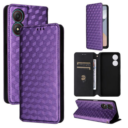 Cubic Grid Texture Flip Leather Phone Case, For ZTE nubia Focus Pro 5G, For ZTE nubia Neo 2 5G, For ZTE nubia Music / Z2353, For ZTE Blade A34, For ZTE Libero 5G IV / nubia LVY, For ZTE nubia Z60 Ultra 5G, For ZTE Blade A54                             ...