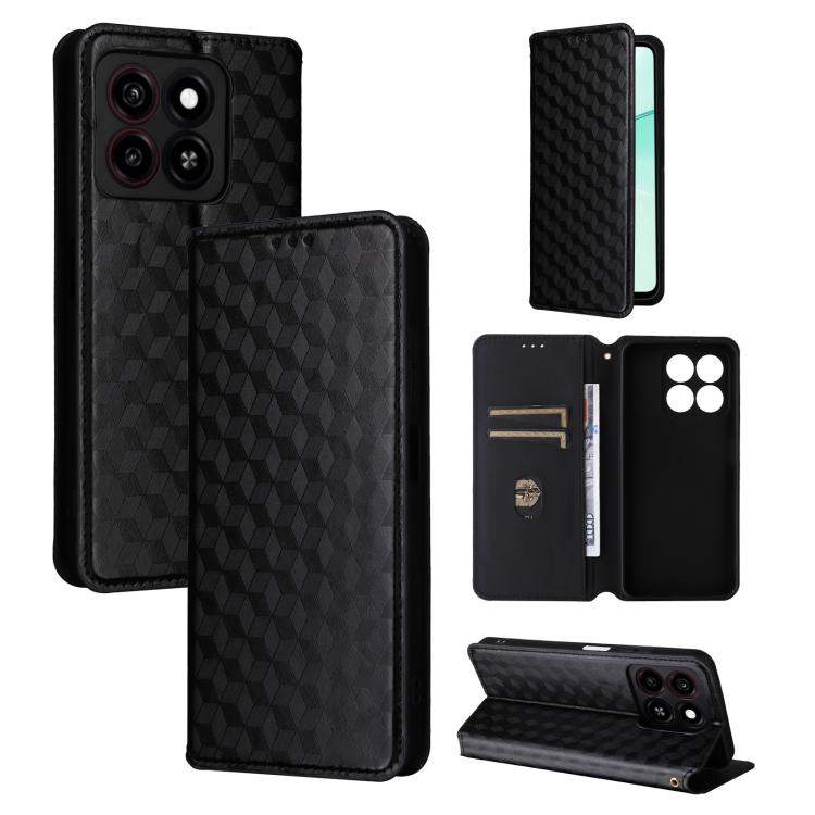 Cubic Grid Texture Flip Leather Phone Case, For ZTE Nubia S 5G / A403ZT, For ZTE Blade V70 Design 4G, For ZTE Blade V70 Max / nubia V70 Max, For ZTE nubia Z70 Ultra, For ZTE Blade V70 4G / nubia V70 4G, For ZTE nubia RedMagic 10 Pro / 10 Pro+          ...