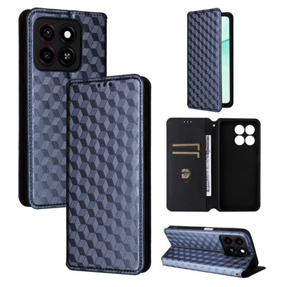 Cubic Grid Texture Flip Leather Phone Case, For ZTE Nubia S 5G / A403ZT, For ZTE Blade V70 Design 4G, For ZTE Blade V70 Max / nubia V70 Max, For ZTE nubia Z70 Ultra, For ZTE Blade V70 4G / nubia V70 4G, For ZTE nubia RedMagic 10 Pro / 10 Pro+          ...