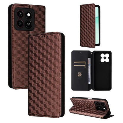 Cubic Grid Texture Flip Leather Phone Case, For ZTE Nubia S 5G / A403ZT, For ZTE Blade V70 Design 4G, For ZTE Blade V70 Max / nubia V70 Max, For ZTE nubia Z70 Ultra, For ZTE Blade V70 4G / nubia V70 4G, For ZTE nubia RedMagic 10 Pro / 10 Pro+          ...