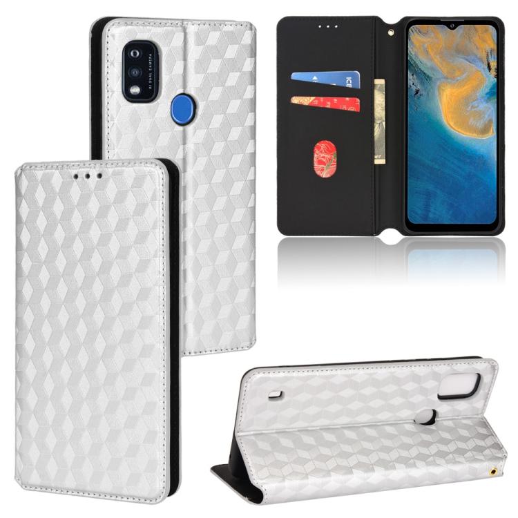 Cubic Grid Texture Flip Leather Phone Case, For ZTE Blade A32, For ZTE nubia RedMagic 8 Pro 5G / 8 Pro+, For ZTE Libero 5G III / A202ZT, For ZTE Blade A72 / V40 Vita, For ZTE nubia RedMagic 7, For ZTE Libero 5G II, For ZTE Blade L9                     ...