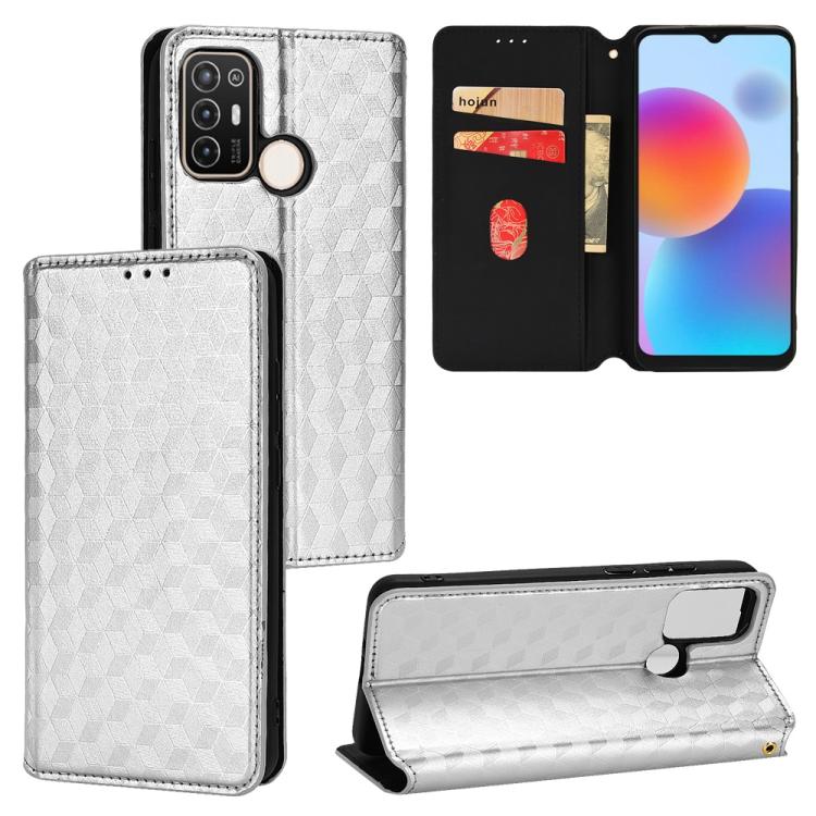 Cubic Grid Texture Flip Leather Phone Case, For ZTE Blade A32, For ZTE nubia RedMagic 8 Pro 5G / 8 Pro+, For ZTE Libero 5G III / A202ZT, For ZTE Blade A72 / V40 Vita, For ZTE nubia RedMagic 7, For ZTE Libero 5G II, For ZTE Blade L9                     ...