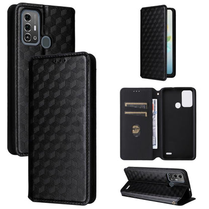 Cubic Grid Texture Flip Leather Phone Case, For ZTE nubia Focus Pro 5G, For ZTE nubia Neo 2 5G, For ZTE nubia Music / Z2353, For ZTE Blade A34, For ZTE Libero 5G IV / nubia LVY, For ZTE nubia Z60 Ultra 5G, For ZTE Blade A54                             ...