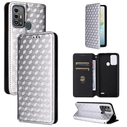 Cubic Grid Texture Flip Leather Phone Case, For ZTE nubia Focus Pro 5G, For ZTE nubia Neo 2 5G, For ZTE nubia Music / Z2353, For ZTE Blade A34, For ZTE Libero 5G IV / nubia LVY, For ZTE nubia Z60 Ultra 5G, For ZTE Blade A54                             ...