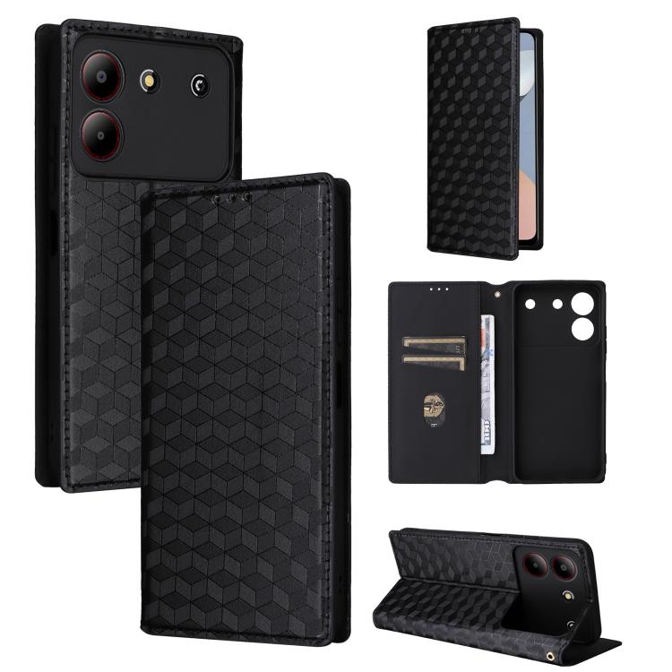Cubic Grid Texture Flip Leather Phone Case, For ZTE nubia Focus Pro 5G, For ZTE nubia Neo 2 5G, For ZTE nubia Music / Z2353, For ZTE Blade A34, For ZTE Libero 5G IV / nubia LVY, For ZTE nubia Z60 Ultra 5G, For ZTE Blade A54                             ...