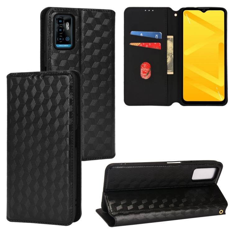 Cubic Grid Texture Flip Leather Phone Case, For ZTE Blade A32, For ZTE nubia RedMagic 8 Pro 5G / 8 Pro+, For ZTE Libero 5G III / A202ZT, For ZTE Blade A72 / V40 Vita, For ZTE nubia RedMagic 7, For ZTE Libero 5G II, For ZTE Blade L9                     ...
