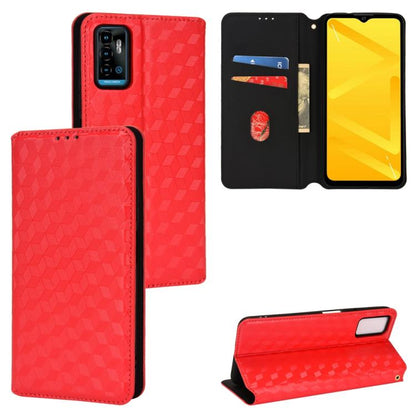 Cubic Grid Texture Flip Leather Phone Case, For ZTE Blade A32, For ZTE nubia RedMagic 8 Pro 5G / 8 Pro+, For ZTE Libero 5G III / A202ZT, For ZTE Blade A72 / V40 Vita, For ZTE nubia RedMagic 7, For ZTE Libero 5G II, For ZTE Blade L9                     ...