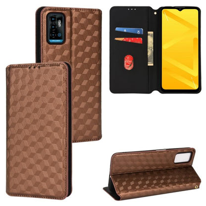 Cubic Grid Texture Flip Leather Phone Case, For ZTE Blade A32, For ZTE nubia RedMagic 8 Pro 5G / 8 Pro+, For ZTE Libero 5G III / A202ZT, For ZTE Blade A72 / V40 Vita, For ZTE nubia RedMagic 7, For ZTE Libero 5G II, For ZTE Blade L9                     ...