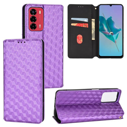 Cubic Grid Texture Flip Leather Phone Case, For ZTE Blade A32, For ZTE nubia RedMagic 8 Pro 5G / 8 Pro+, For ZTE Libero 5G III / A202ZT, For ZTE Blade A72 / V40 Vita, For ZTE nubia RedMagic 7, For ZTE Libero 5G II, For ZTE Blade L9                     ...