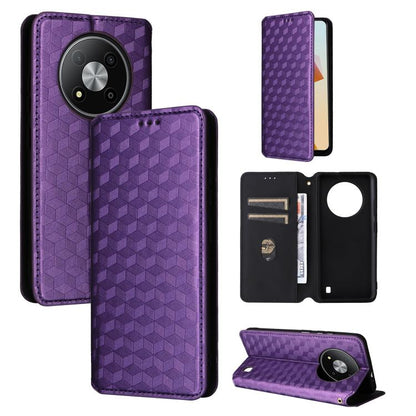 Cubic Grid Texture Flip Leather Phone Case, For ZTE nubia Focus Pro 5G, For ZTE nubia Neo 2 5G, For ZTE nubia Music / Z2353, For ZTE Blade A34, For ZTE Libero 5G IV / nubia LVY, For ZTE nubia Z60 Ultra 5G, For ZTE Blade A54                             ...