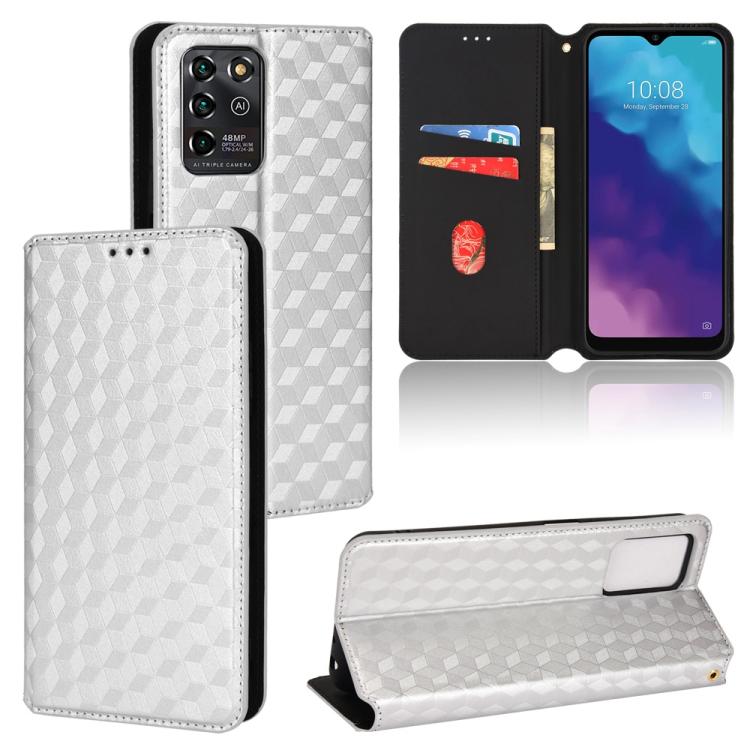 Cubic Grid Texture Flip Leather Phone Case, For ZTE Blade A32, For ZTE nubia RedMagic 8 Pro 5G / 8 Pro+, For ZTE Libero 5G III / A202ZT, For ZTE Blade A72 / V40 Vita, For ZTE nubia RedMagic 7, For ZTE Libero 5G II, For ZTE Blade L9                     ...
