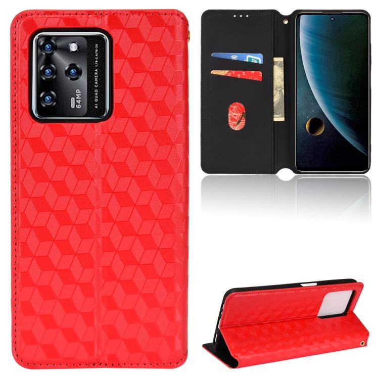Cubic Grid Texture Flip Leather Phone Case, For ZTE Blade A32, For ZTE nubia RedMagic 8 Pro 5G / 8 Pro+, For ZTE Libero 5G III / A202ZT, For ZTE Blade A72 / V40 Vita, For ZTE nubia RedMagic 7, For ZTE Libero 5G II, For ZTE Blade L9                     ...