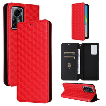 Cubic Grid Texture Flip Leather Phone Case, For ZTE nubia Focus Pro 5G, For ZTE nubia Neo 2 5G, For ZTE nubia Music / Z2353, For ZTE Blade A34, For ZTE Libero 5G IV / nubia LVY, For ZTE nubia Z60 Ultra 5G, For ZTE Blade A54                             ...