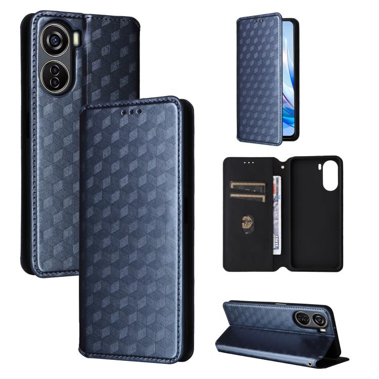 Cubic Grid Texture Flip Leather Phone Case, For ZTE Nubia S 5G / A403ZT, For ZTE Blade V70 Design 4G, For ZTE Blade V70 Max / nubia V70 Max, For ZTE nubia Z70 Ultra, For ZTE Blade V70 4G / nubia V70 4G, For ZTE nubia RedMagic 10 Pro / 10 Pro+          ...