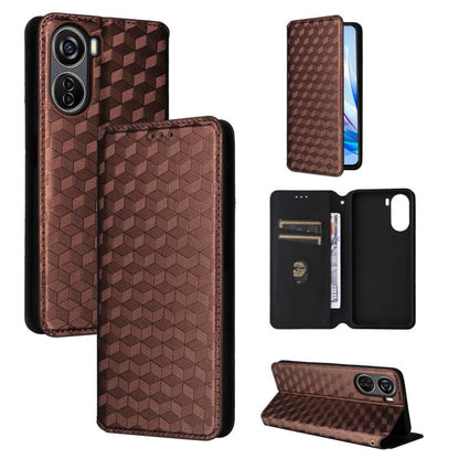 Cubic Grid Texture Flip Leather Phone Case, For ZTE Nubia S 5G / A403ZT, For ZTE Blade V70 Design 4G, For ZTE Blade V70 Max / nubia V70 Max, For ZTE nubia Z70 Ultra, For ZTE Blade V70 4G / nubia V70 4G, For ZTE nubia RedMagic 10 Pro / 10 Pro+          ...