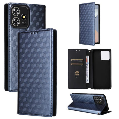 Cubic Grid Texture Flip Leather Phone Case, For ZTE Nubia S 5G / A403ZT, For ZTE Blade V70 Design 4G, For ZTE Blade V70 Max / nubia V70 Max, For ZTE nubia Z70 Ultra, For ZTE Blade V70 4G / nubia V70 4G, For ZTE nubia RedMagic 10 Pro / 10 Pro+          ...
