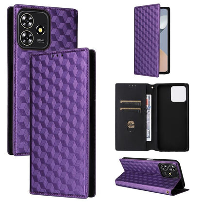 Cubic Grid Texture Flip Leather Phone Case, For ZTE Nubia S 5G / A403ZT, For ZTE Blade V70 Design 4G, For ZTE Blade V70 Max / nubia V70 Max, For ZTE nubia Z70 Ultra, For ZTE Blade V70 4G / nubia V70 4G, For ZTE nubia RedMagic 10 Pro / 10 Pro+          ...