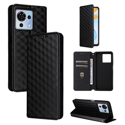 Cubic Grid Texture Flip Leather Phone Case, For ZTE nubia Focus Pro 5G, For ZTE nubia Neo 2 5G, For ZTE nubia Music / Z2353, For ZTE Blade A34, For ZTE Libero 5G IV / nubia LVY, For ZTE nubia Z60 Ultra 5G, For ZTE Blade A54                             ...