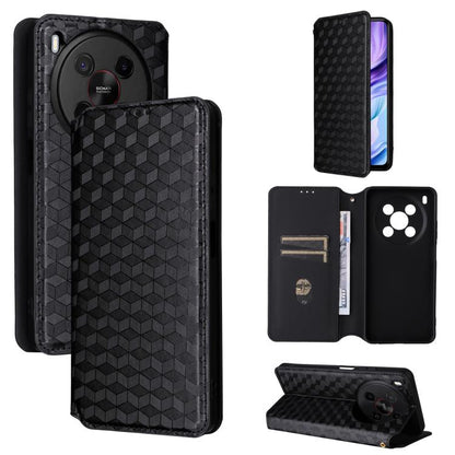 Cubic Grid Texture Flip Leather Phone Case, For ZTE Nubia S 5G / A403ZT, For ZTE Blade V70 Design 4G, For ZTE Blade V70 Max / nubia V70 Max, For ZTE nubia Z70 Ultra, For ZTE Blade V70 4G / nubia V70 4G, For ZTE nubia RedMagic 10 Pro / 10 Pro+          ...