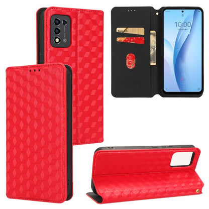 Cubic Grid Texture Flip Leather Phone Case, For ZTE Blade A32, For ZTE nubia RedMagic 8 Pro 5G / 8 Pro+, For ZTE Libero 5G III / A202ZT, For ZTE Blade A72 / V40 Vita, For ZTE nubia RedMagic 7, For ZTE Libero 5G II, For ZTE Blade L9                     ...