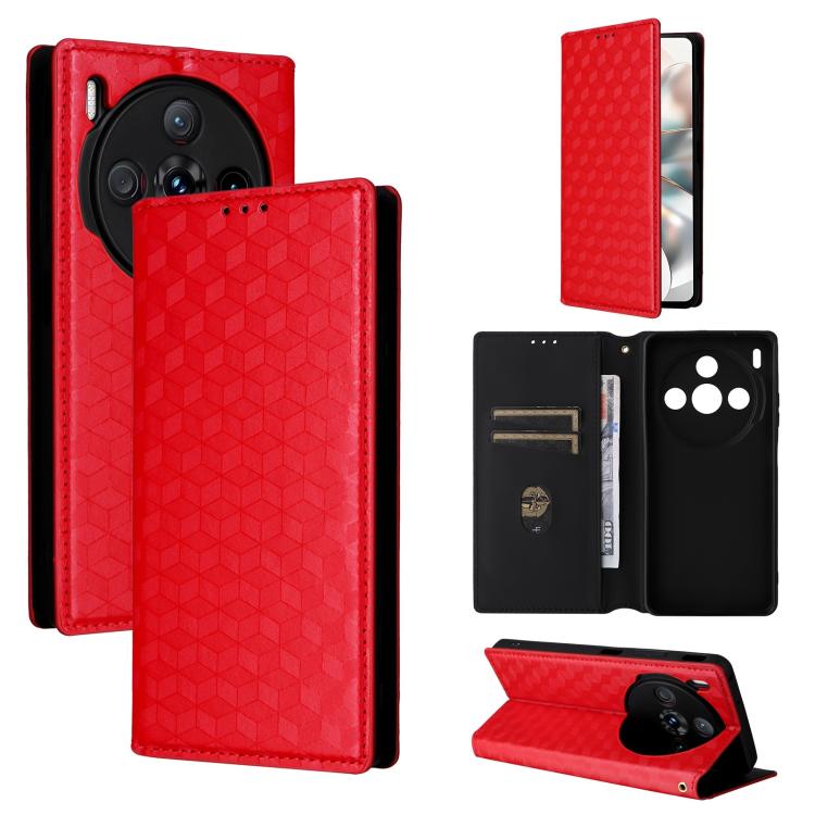 Cubic Grid Texture Flip Leather Phone Case, For ZTE Nubia S 5G / A403ZT, For ZTE Blade V70 Design 4G, For ZTE Blade V70 Max / nubia V70 Max, For ZTE nubia Z70 Ultra, For ZTE Blade V70 4G / nubia V70 4G, For ZTE nubia RedMagic 10 Pro / 10 Pro+          ...