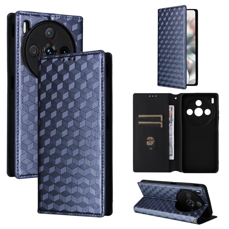 Cubic Grid Texture Flip Leather Phone Case, For ZTE Nubia S 5G / A403ZT, For ZTE Blade V70 Design 4G, For ZTE Blade V70 Max / nubia V70 Max, For ZTE nubia Z70 Ultra, For ZTE Blade V70 4G / nubia V70 4G, For ZTE nubia RedMagic 10 Pro / 10 Pro+          ...