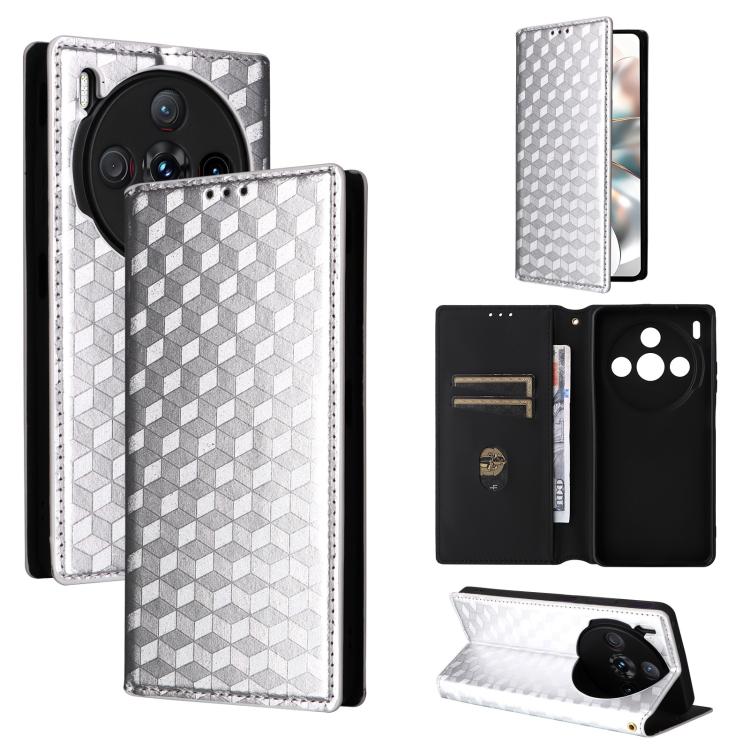 Cubic Grid Texture Flip Leather Phone Case, For ZTE Nubia S 5G / A403ZT, For ZTE Blade V70 Design 4G, For ZTE Blade V70 Max / nubia V70 Max, For ZTE nubia Z70 Ultra, For ZTE Blade V70 4G / nubia V70 4G, For ZTE nubia RedMagic 10 Pro / 10 Pro+          ...