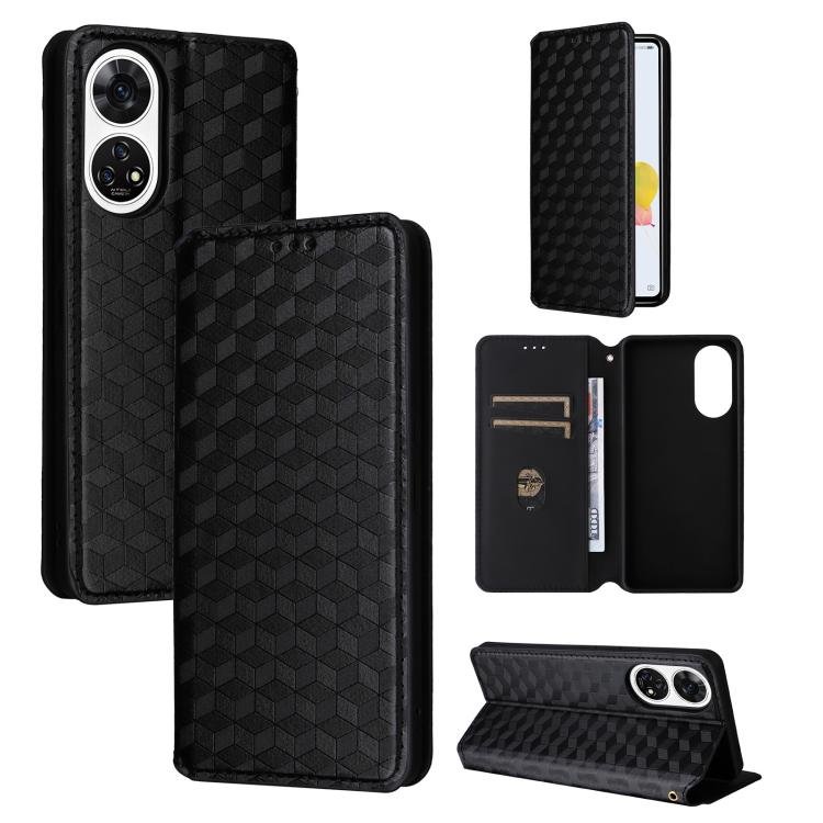 Cubic Grid Texture Flip Leather Phone Case, For ZTE Nubia S 5G / A403ZT, For ZTE Blade V70 Design 4G, For ZTE Blade V70 Max / nubia V70 Max, For ZTE nubia Z70 Ultra, For ZTE Blade V70 4G / nubia V70 4G, For ZTE nubia RedMagic 10 Pro / 10 Pro+          ...