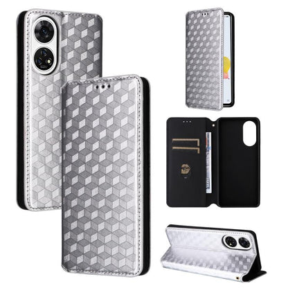 Cubic Grid Texture Flip Leather Phone Case, For ZTE Nubia S 5G / A403ZT, For ZTE Blade V70 Design 4G, For ZTE Blade V70 Max / nubia V70 Max, For ZTE nubia Z70 Ultra, For ZTE Blade V70 4G / nubia V70 4G, For ZTE nubia RedMagic 10 Pro / 10 Pro+          ...