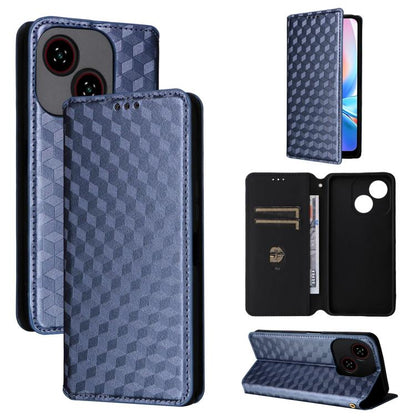 Cubic Grid Texture Flip Leather Phone Case, For ZTE nubia Air 5G, For ZTE nubia Z80 UItra, For ZTE nubia RedMagic 11 Pro+, For ZTE Blade A76 4G, For ZTE Blade A76 5G, For ZTE Blade A36 4G / nubia A36 4G, For ZTE nubia Neo 3 5G                          ...