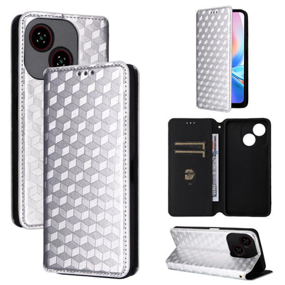 Cubic Grid Texture Flip Leather Phone Case, For ZTE nubia Air 5G, For ZTE nubia Z80 UItra, For ZTE nubia RedMagic 11 Pro+, For ZTE Blade A76 4G, For ZTE Blade A76 5G, For ZTE Blade A36 4G / nubia A36 4G, For ZTE nubia Neo 3 5G                          ...